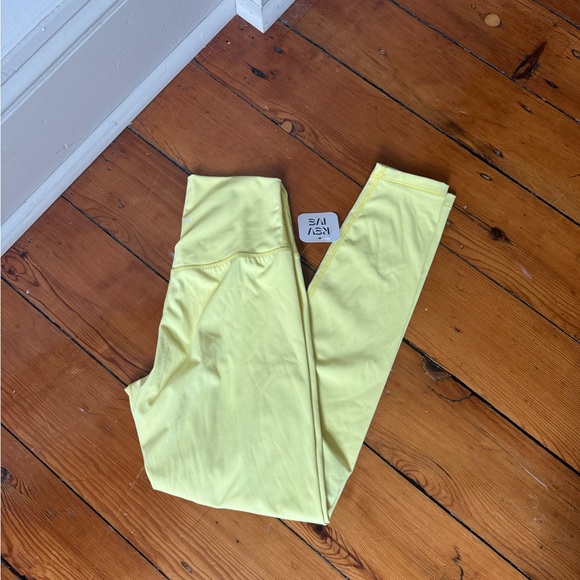 NVGTN Bright Yellow Workout Leggings - Picture 2 of 3